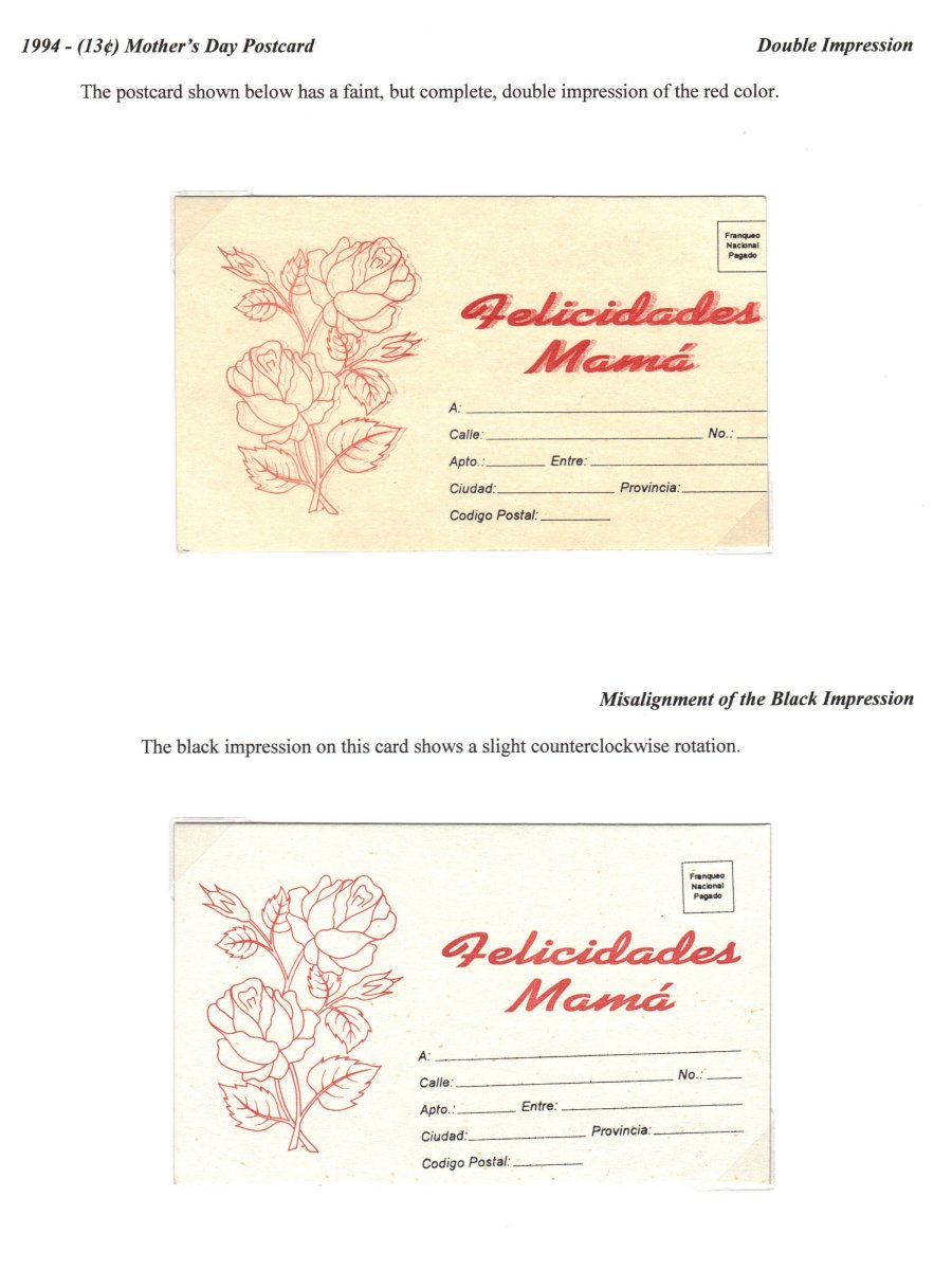 Cabrera Aerogram Error Exhibit