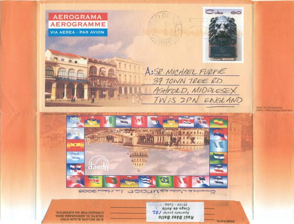 2005 - Old Havana Aerogram